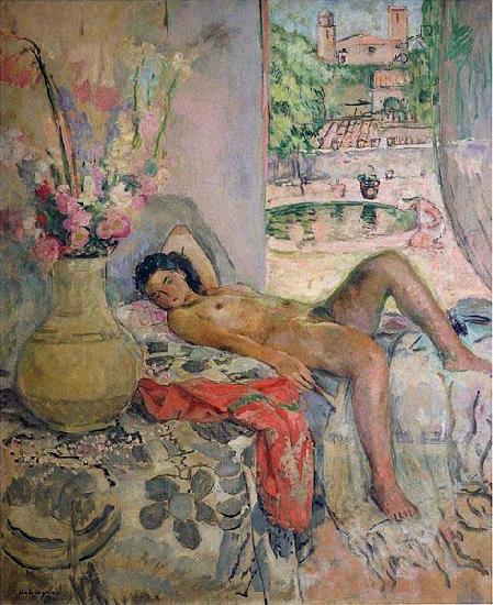 Henri Lebasque Prints Nude portrait by Henri Lebasque,